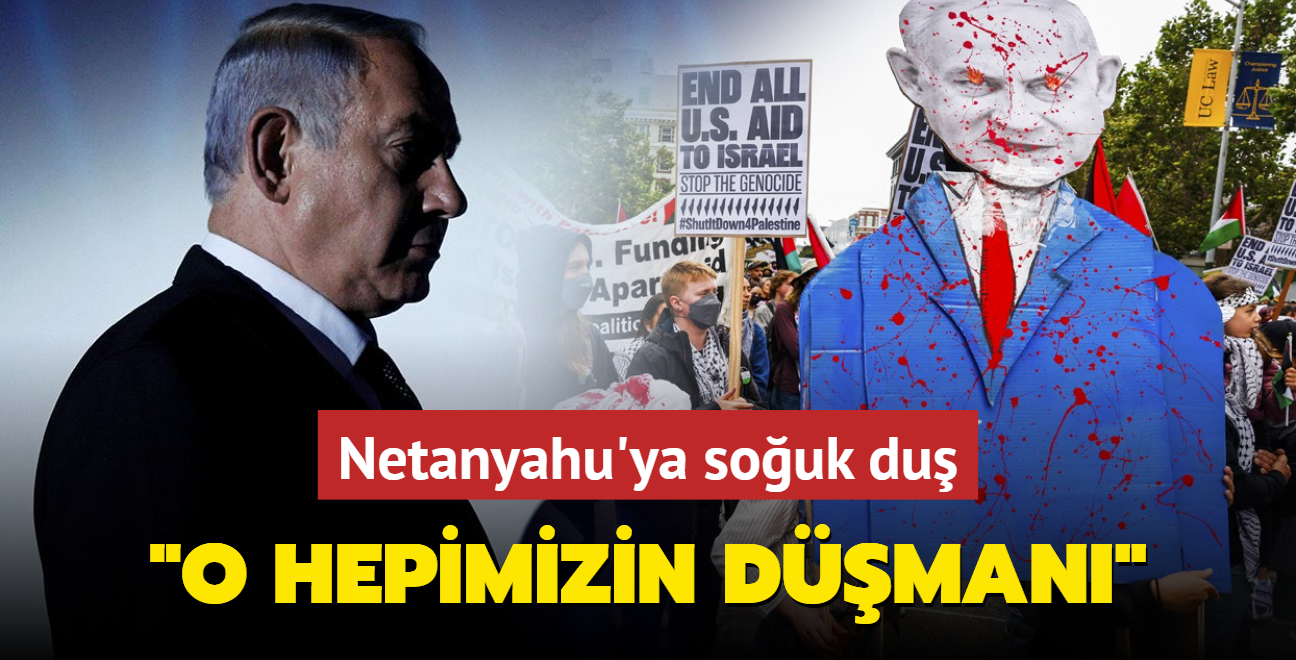 Mecdel ems'te Netanyahu'ya souk du... "O hepimizin dman"