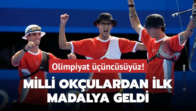 Milli okulardan ilk madalya geldi! Olimpiyat ncsyz