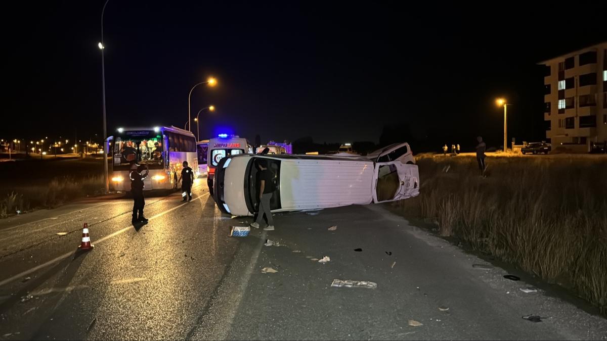 Ktahya'da zincirleme kaza: 1 l, 8 yaral