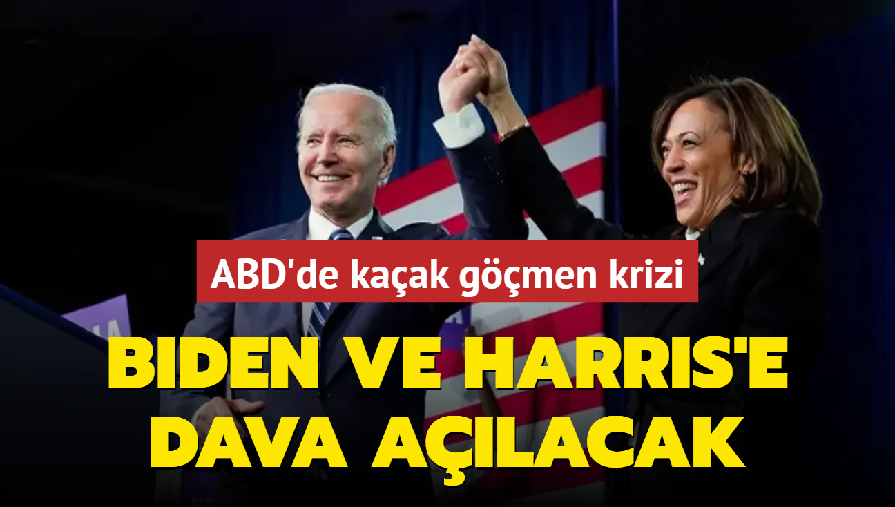 ABD'de kaak gmen krizi! Biden ve Harris'e dava oku