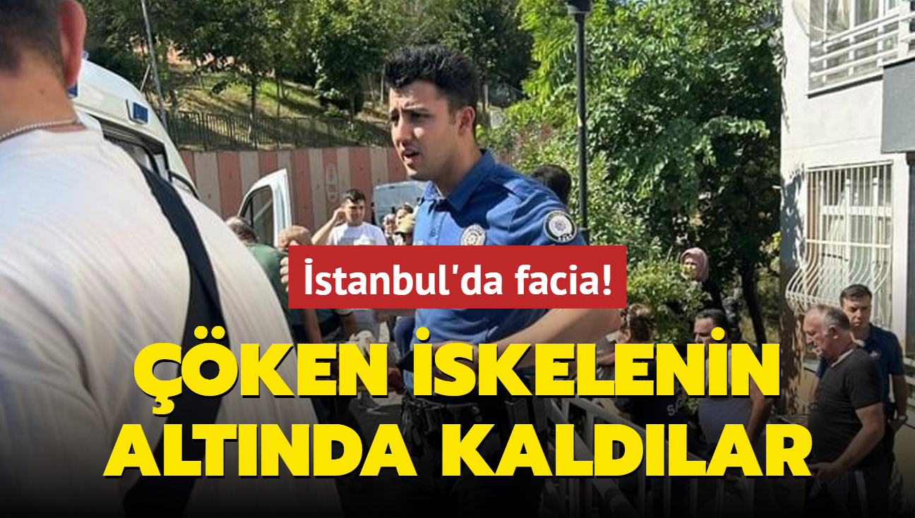 stanbul'da facia: ken iskelenin altnda kaldlar