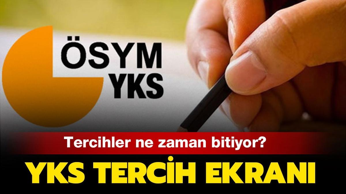 YKS tercihleri ne zaman bitiyor" 2024 YKS tercih klavuzu YK ATLAS! 