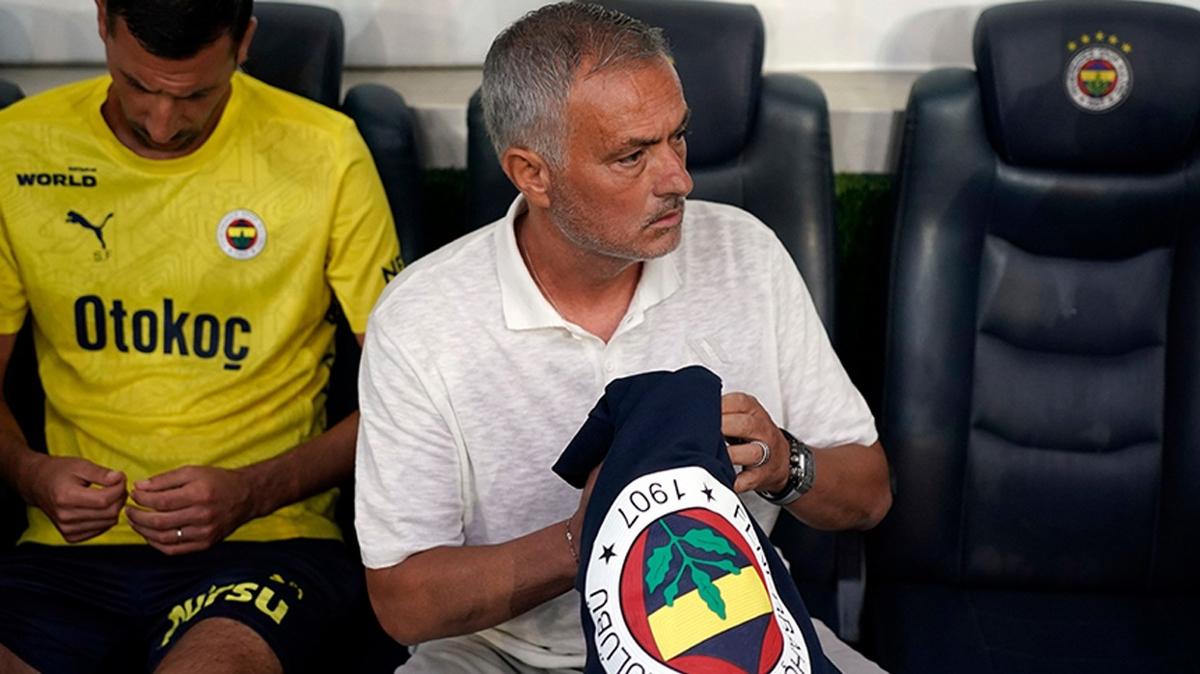 Jose Mourinho'dan rvanta tek deiiklik