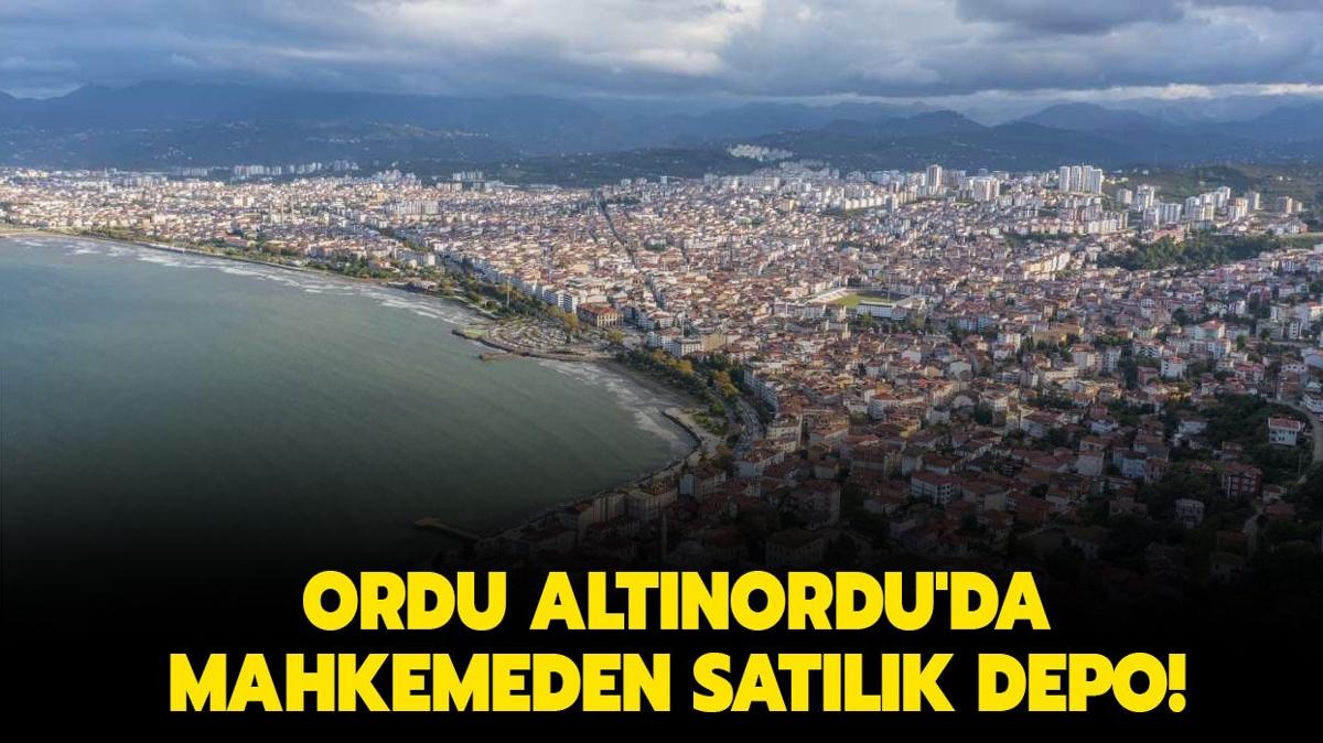 Ordu Altnordu'da mahkemeden satlk depo!