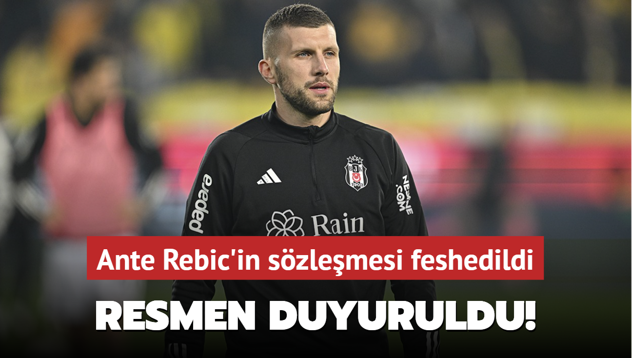 Beikta resmen duyurdu! Ante Rebic'in szlemesi feshedildi