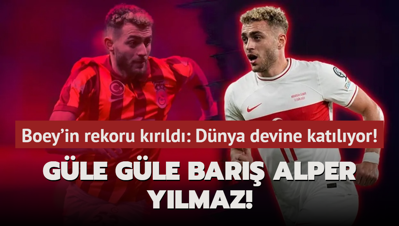 Gle Gle Bar Alper Ylmaz! Sacha Boey'in rekoru krld: Dnya devine imzay atyor