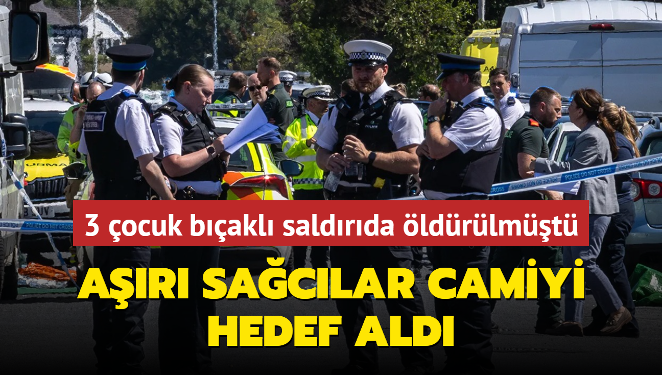 ngiltere'de 3 ocuk bakl saldrda ldrlmt: Ar saclar camiyi hedef ald