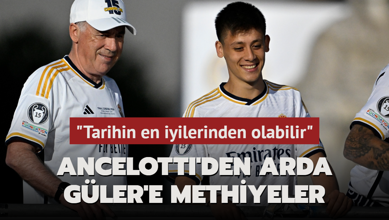 Ancelotti'den Arda Gler'e methiyeler! "Tarihin en iyilerinden olabilir"