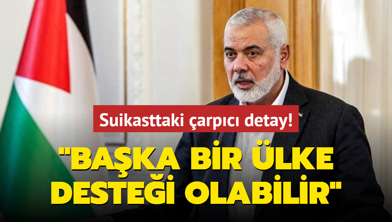 Baka bir lke destei olabilir