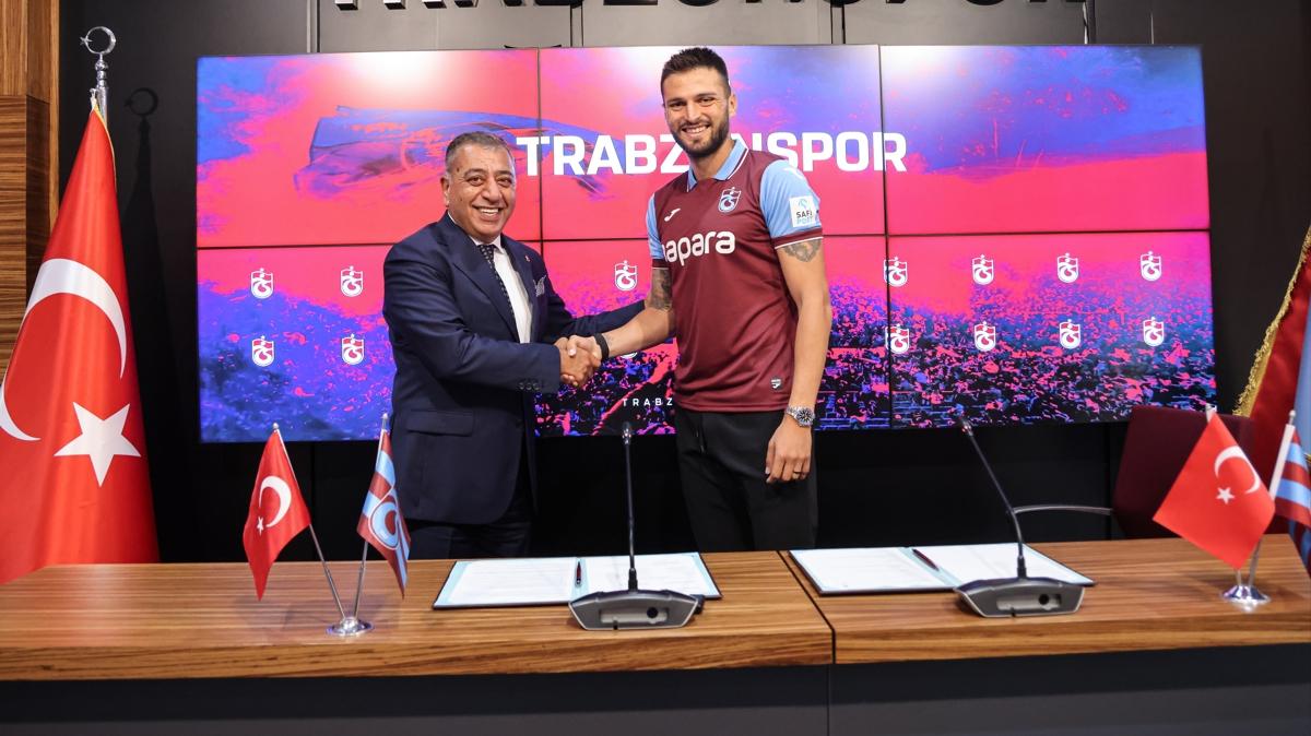 Trabzonspor'da Okay Yokulu'nun imza treni gerekleti