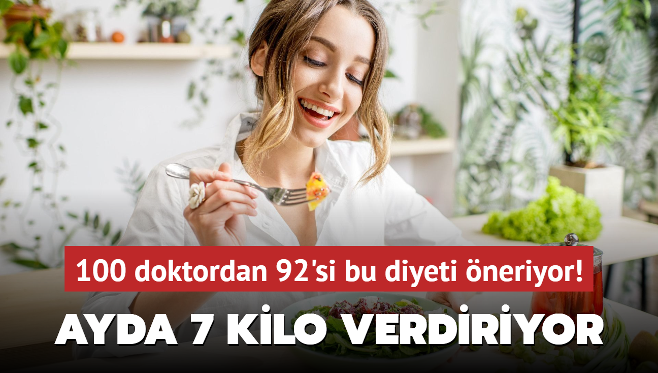 100 doktordan 92'si bu diyeti neriyor! Ayda 7 kilo verdiriyor