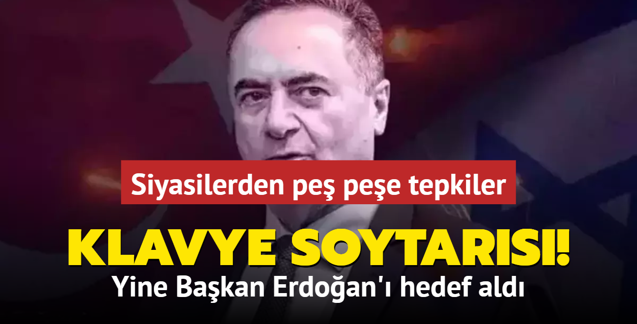 Klavye soytarsndan Bakan Erdoan'a kstah szler: AK Parti'den jet yant geldi