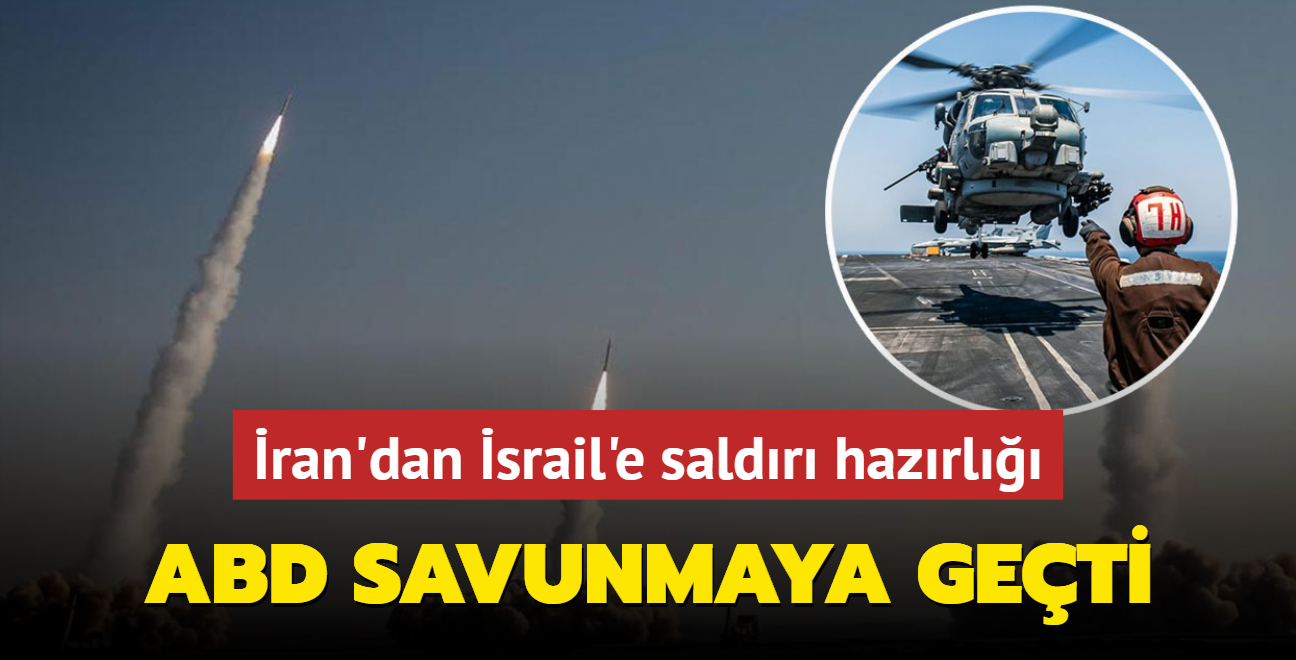 Blgede sava anlar alyor! ran'dan srail'e saldr hazrl... ABD savunmaya geti