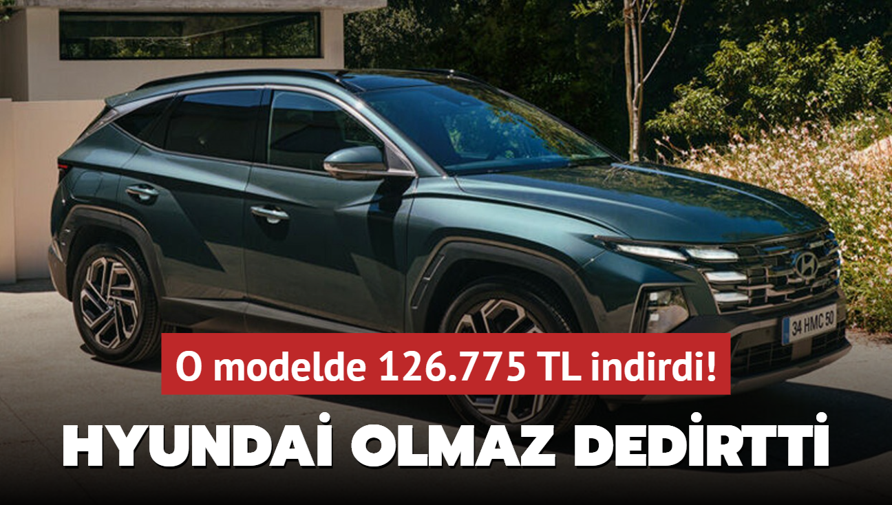 Hyundai olmaz dedirtti: O modelde 126.775 TL indirdi! Dacia Duster'dan bile ucuz SUV frsat