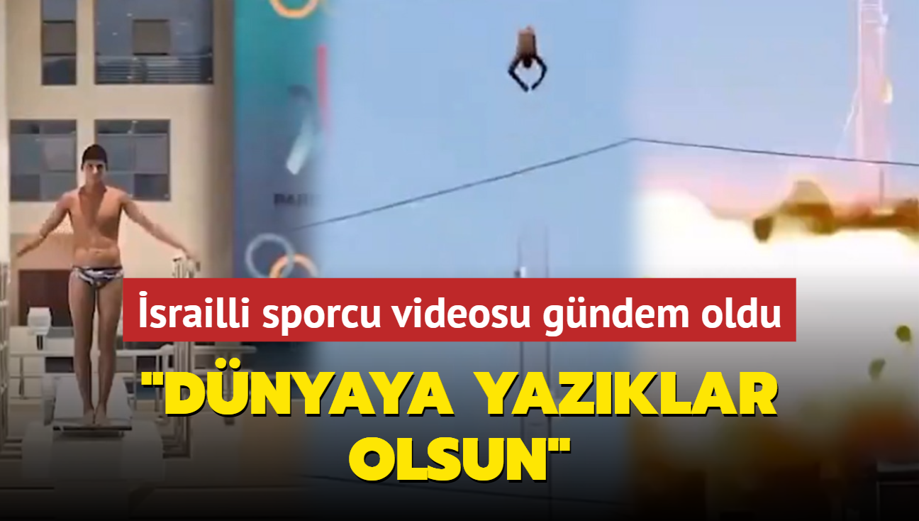 srailli olimpiyat oyuncusu videosu gndem oldu... "Dnyaya yazklar olsun"