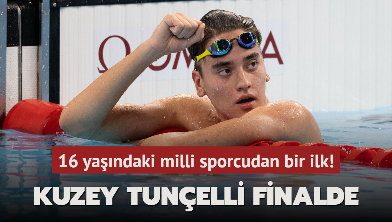 Kuzey Tunelli finalde! 16 yandaki milli sporcudan bir ilk