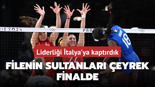 Filenin Sultanlar eyrek finalde! Liderlii talya'ya kaptrdk