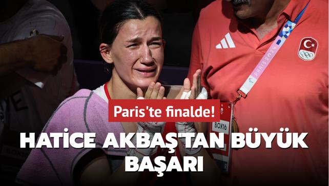 Hatice Akba'tan byk baar! Paris'te finalde