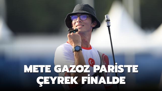 Mete Gazoz Paris'te eyrek finalde