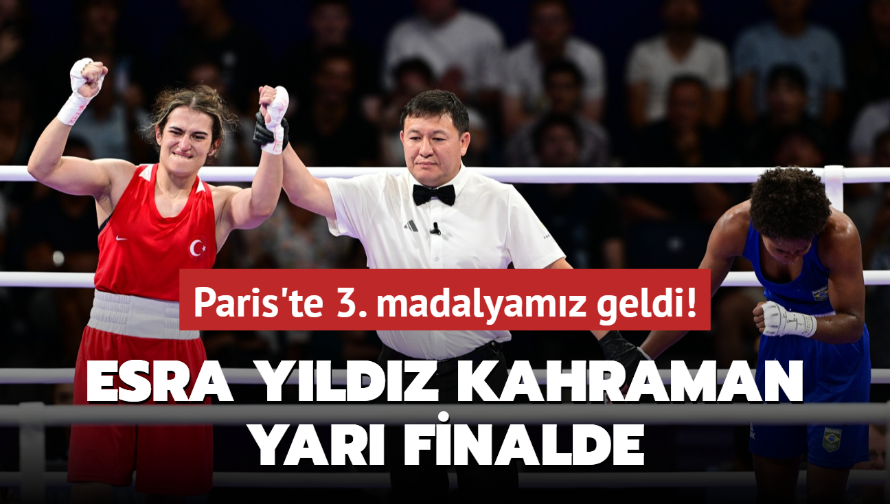 Paris'te 3. madalyamz geldi! Esra Yldz Kahraman yar finalde