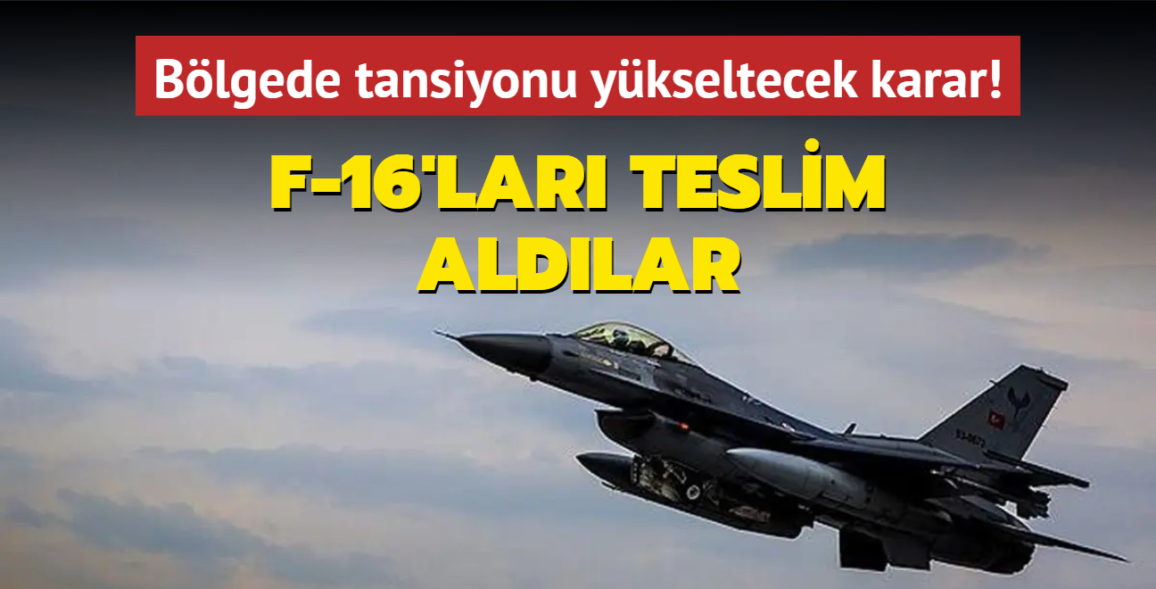 Resmen duyurdular! F-16'lar teslim aldlar