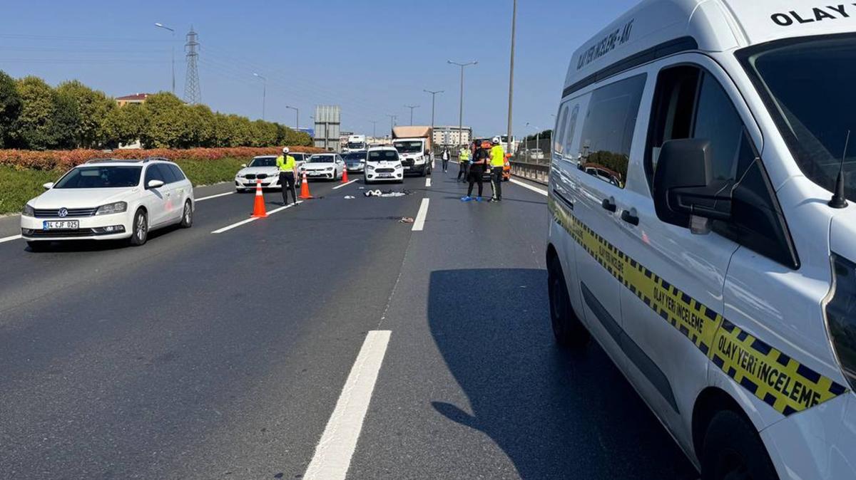 stanbul'da motosiklet kazas: 1 l