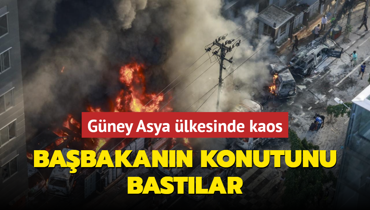 Gney Asya lkesinde kaos! Babakann konutunu bastlar