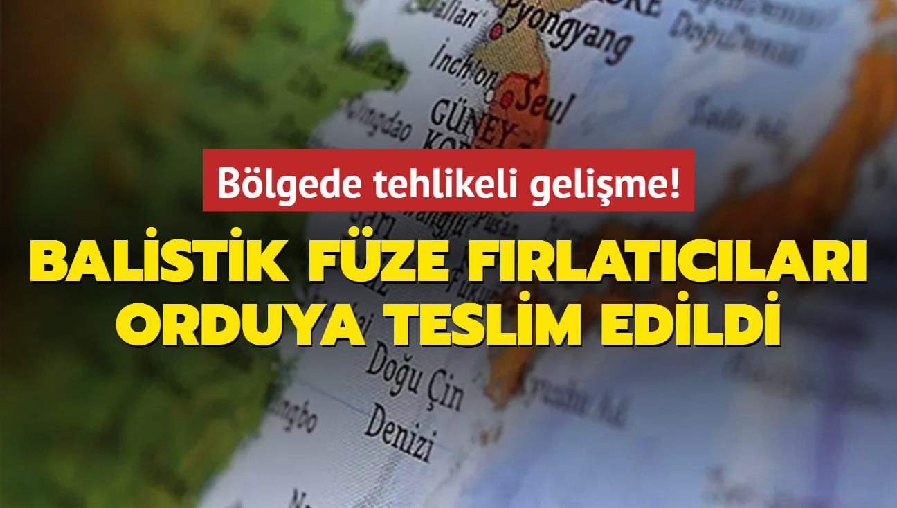 Blgede tehlikeli gelime! Balistik fze frlatclar orduya teslim edildi