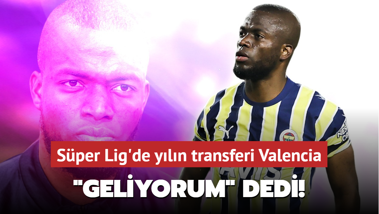 Enner Valencia 'Geliyorum' dedi! Sper Lig'de yln transferi: Resmen geri dnyor