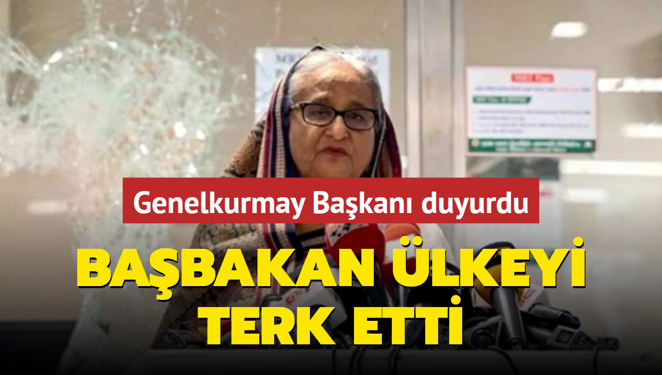 Genelkurmay Bakan duyurdu: Babakan lkeyi terk etti