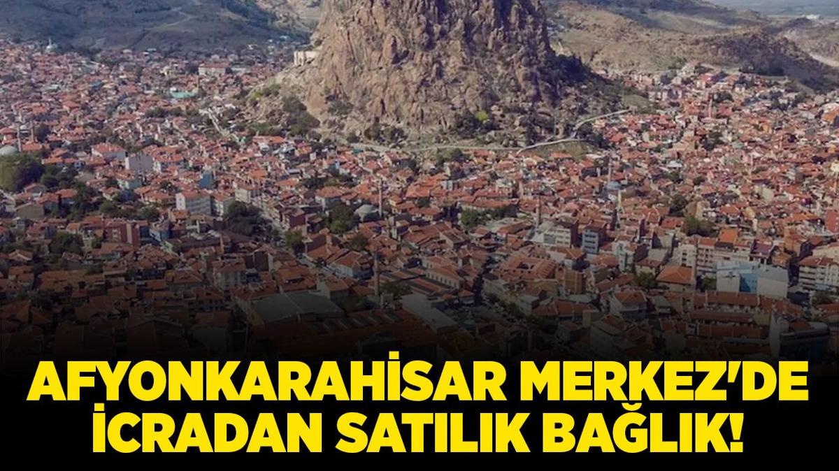 Afyonkarahisar Merkez'de icradan satlk balk!