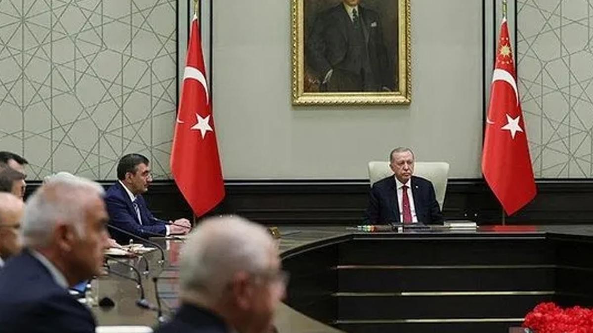 Bakan Erdoan liderliindeki Kabine toplants sona erdi