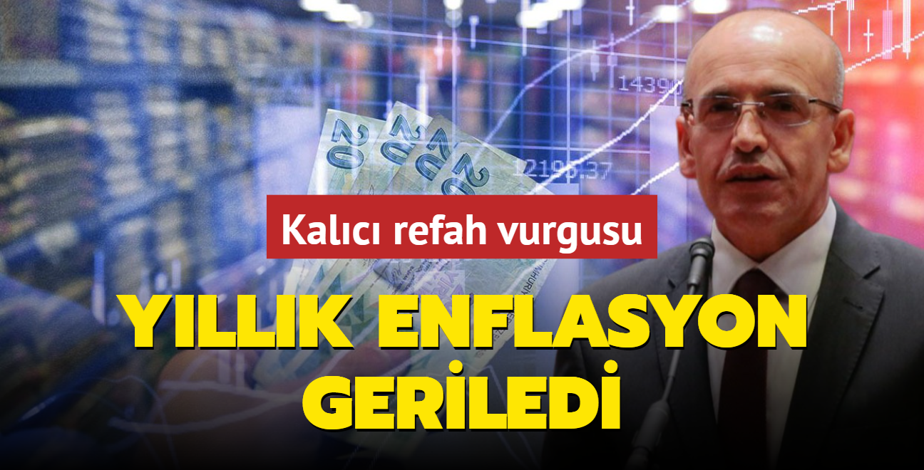 Yllk enflasyonda gerileme! Bakan imek'ten kalc refah mesaj 