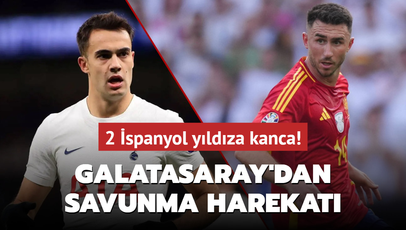 Galatasaray'dan savunma harekat! 2 spanyol yldza kanca