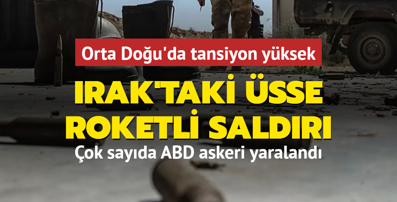 Irak'taki sse roketli saldr: Be ABD personeli yaraland