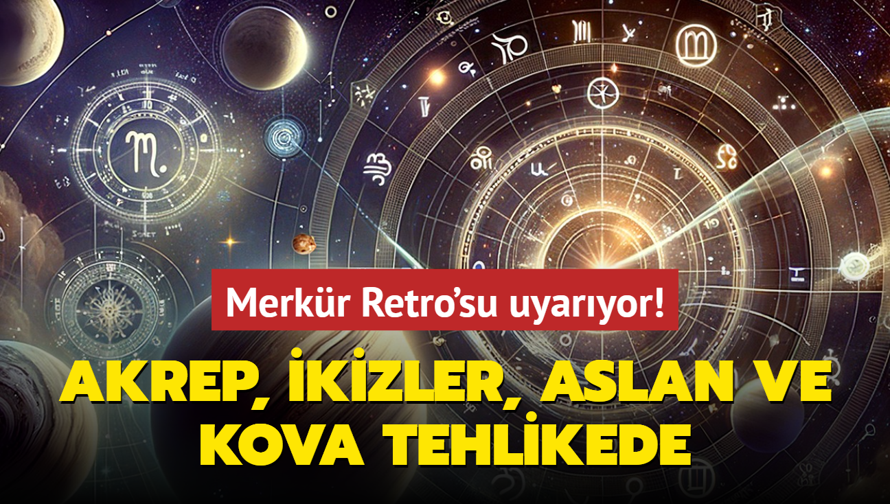 Akrep, kizler, Aslan ve Kova tehlikede! Merkr Retro'su uyaryor