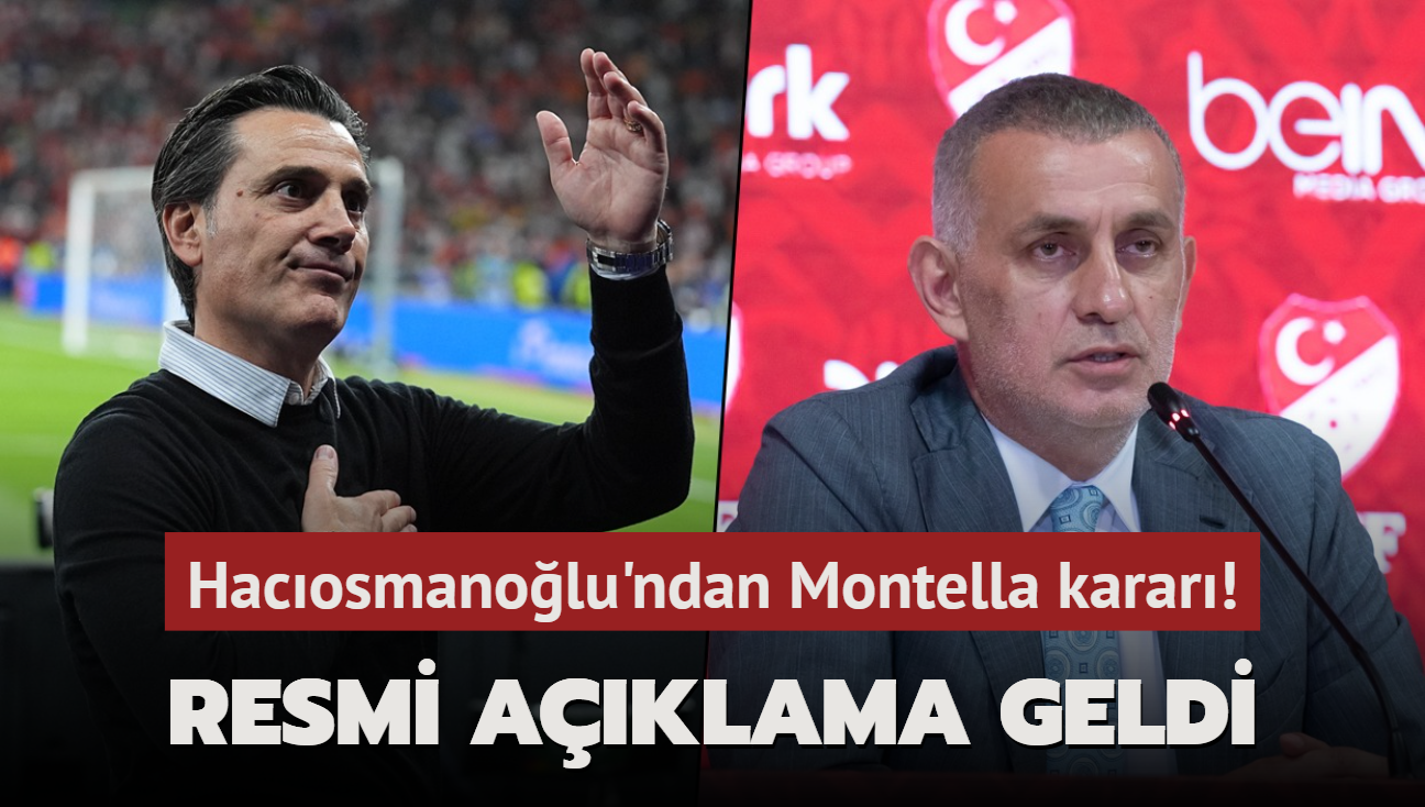 brahim Hacosmanolu'ndan Montella karar! Resmi aklama geldi