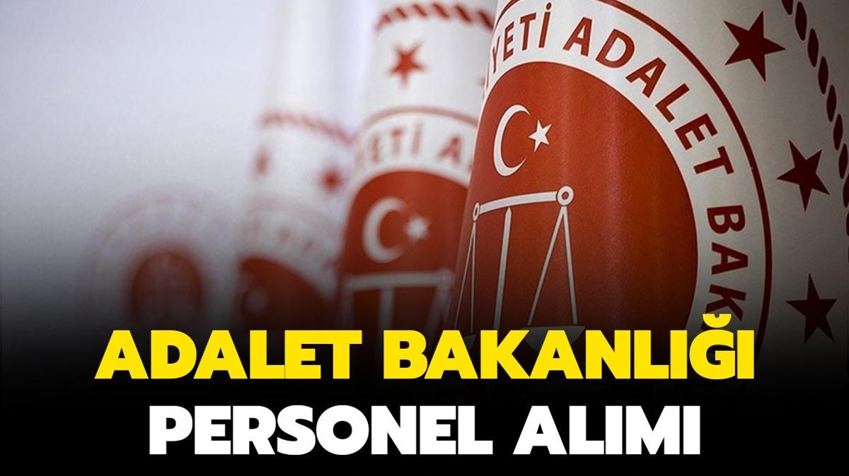 Adalet Bakanl Personel Alm bavurular ne zaman" te aranan artlar...