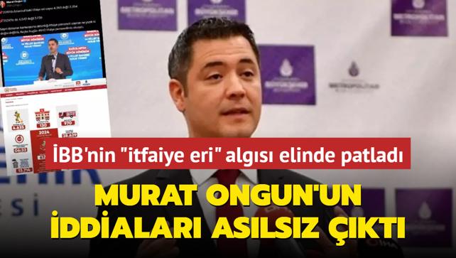 BB'nin 'itfaiye eri' algs elinde patlad... Murat Ongun'un iddialar aslsz kt