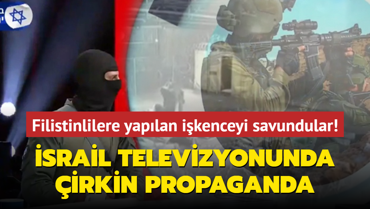 srail televizyonunda irkin propaganda... Filistinlilere yaplan ikenceyi savundular!