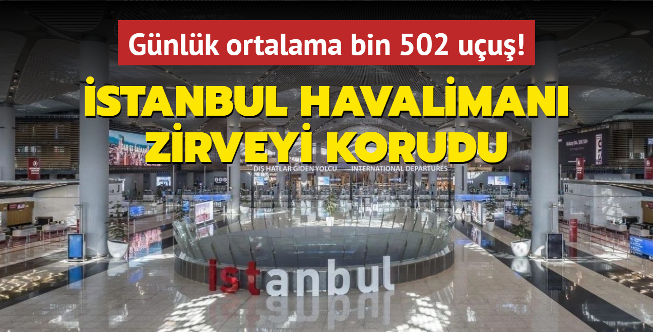 stanbul Havaliman rekor uu saysyla Avrupa'nn zirvesine oturdu