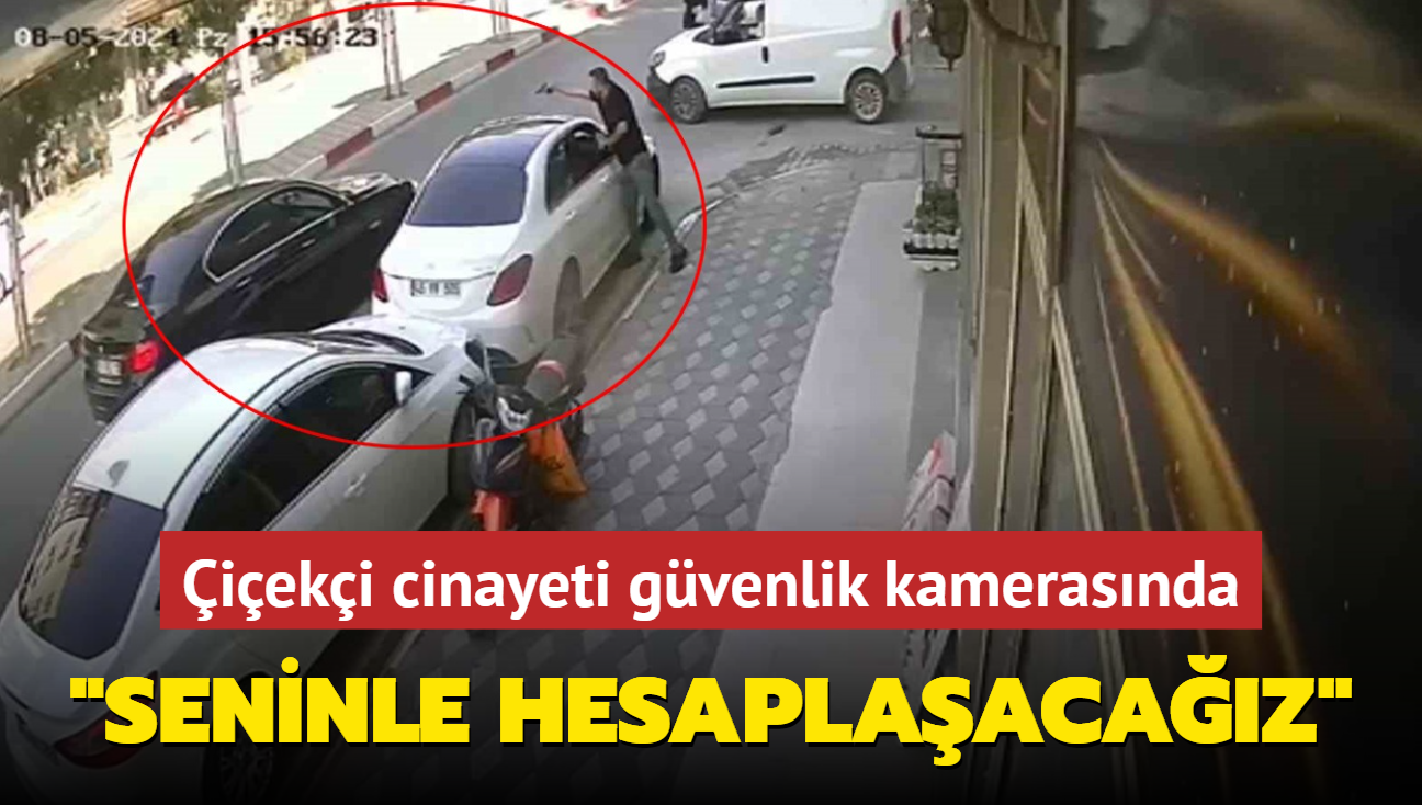 Manisa'daki ieki cinayeti gvenlik kamerasnda... "Seninle hesaplaacaz"