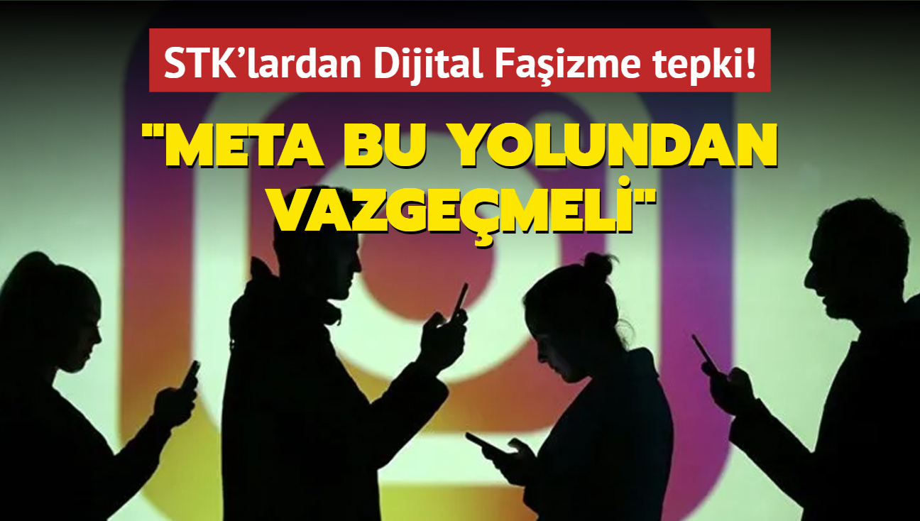 STK'lardan Dijital Faizme tepki! "META bu yolundan vazgemeli"