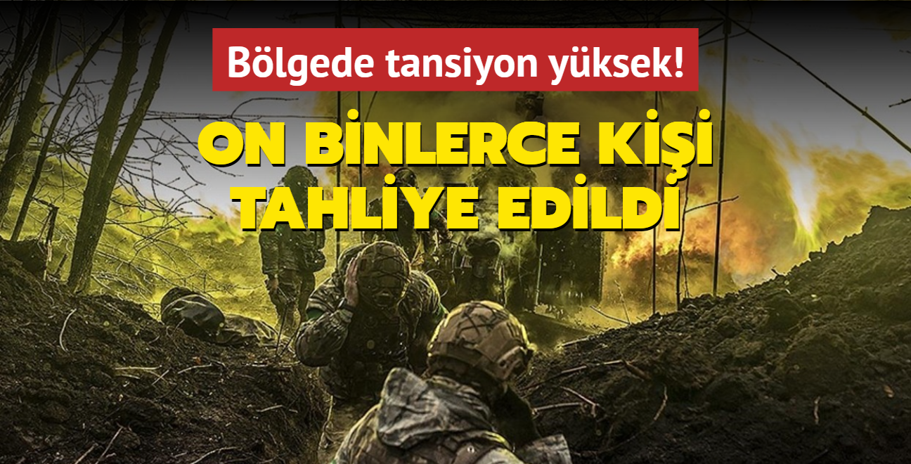 Blgede tansiyon yksek! On binlerce kii tahliye edildi