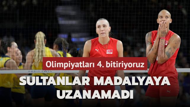 Sultanlar madalyaya uzanamad! Olimpiyatlar 4. bitiriyoruz