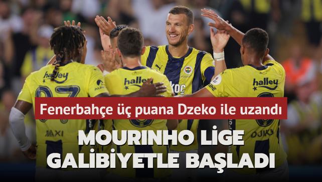 Mourinho lige galibiyetle balad! Fenerbahe  puana Dzeko ile uzand