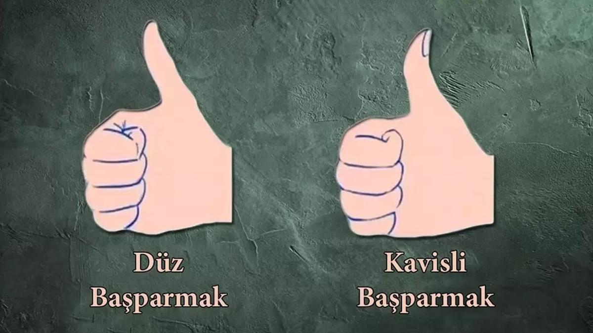 Zeka ve hafza yapn belli oluyor! Kiilik testi: Baparmak eklin nasl"