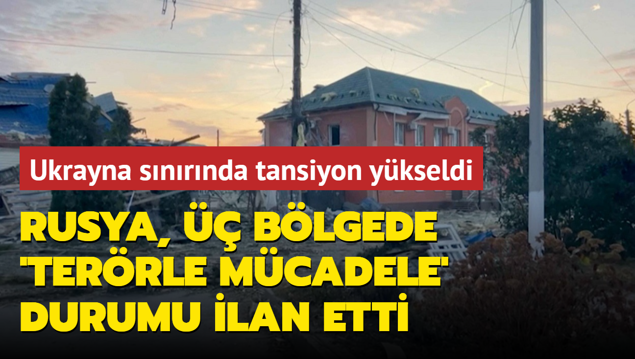 Ukrayna snrnda tansiyon ykseldi: Rusya,  blgede 'terrle mcadele' durumu ilan etti