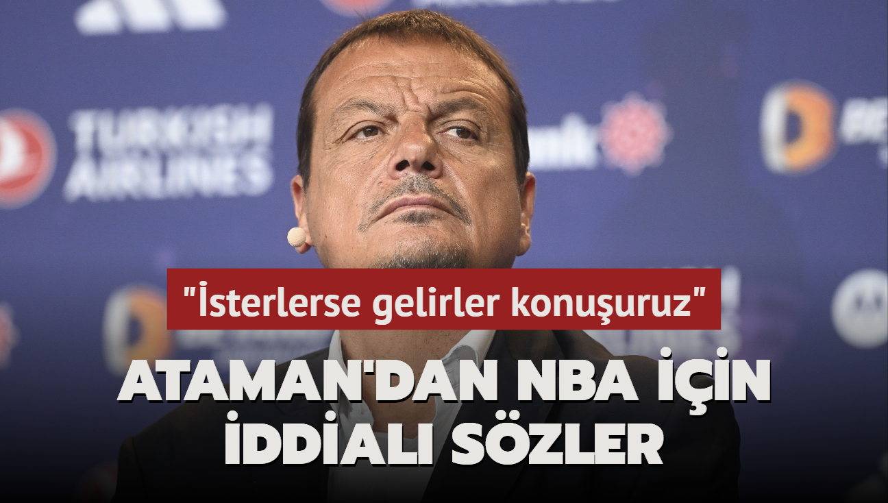 Ergin Ataman'dan NBA iin iddial szler! "sterlerse gelirler konuuruz"