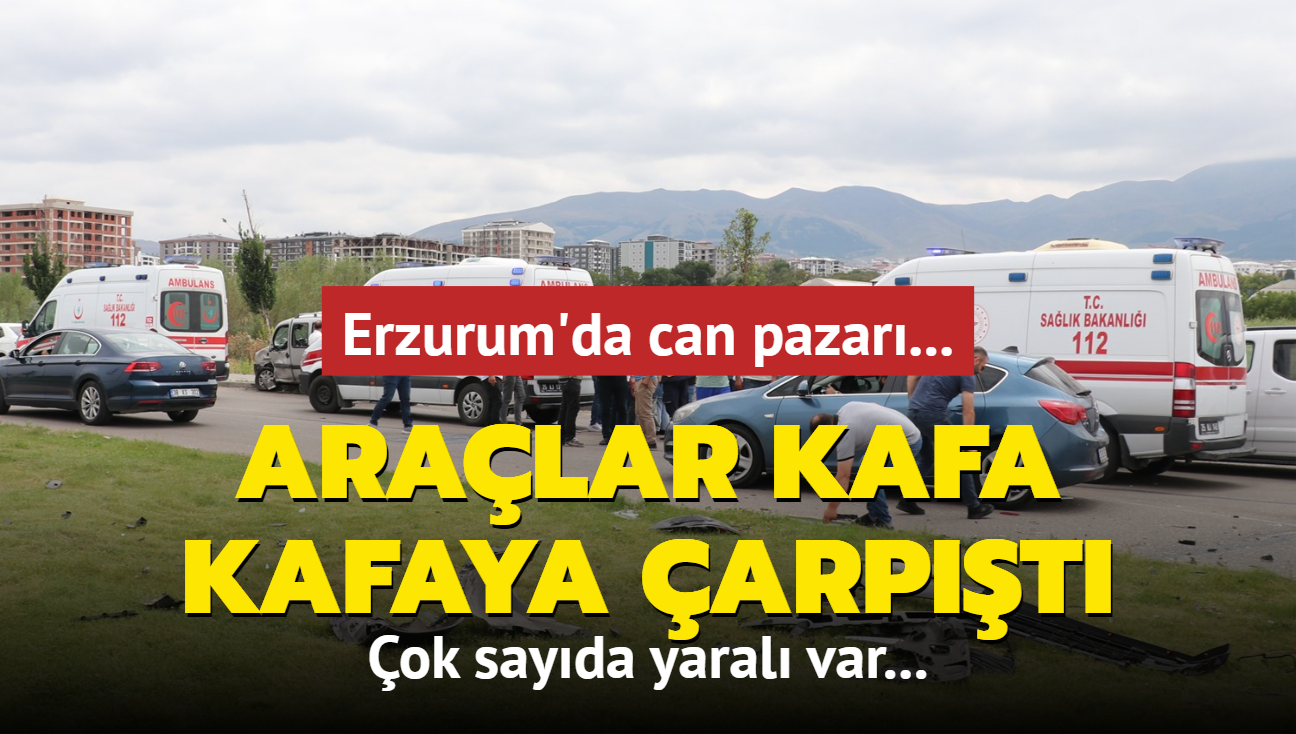 Erzurum'da can pazar... Aralar kafa kafaya arpt